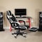 Flash Furniture White Reclining Gaming Chair with Footrest CH-00288-WH-GG - alternate 2